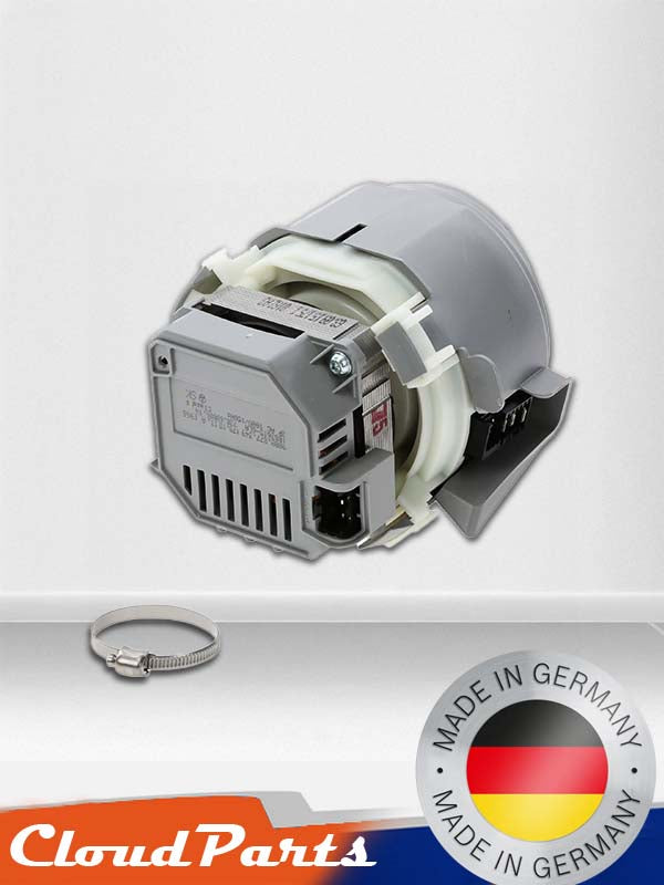 Pervanelere yüksek su basıncı sağlayan Bosch bulaşık makinesi yedek yıkama motoru