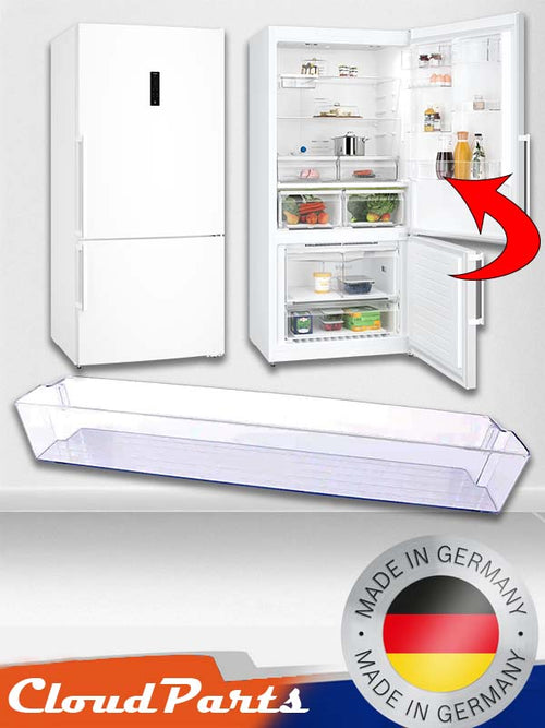 Bosch buzdolapları ile tam uyumlu yedek şişelik kapak rafı