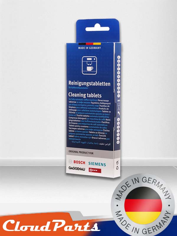 Bosch espresso makinesi demleme ünitesi için uyumlu kahve yağı temizleme tableti