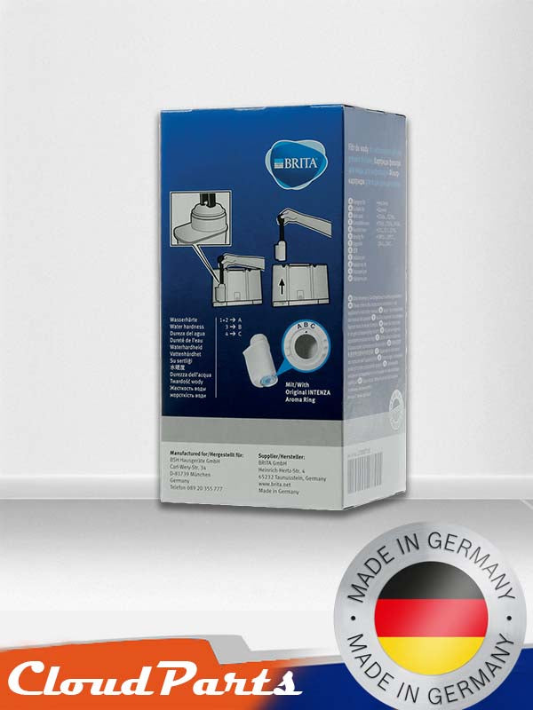 Bosch espresso makineleri ile uyumlu Brita su filtresi