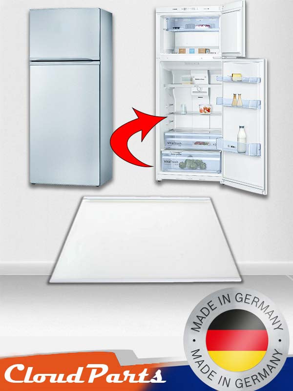 Bosch, Profilo ve Siemens buzdolapları ile tam uyumlu kırılmaya dayanıklı temperli yedek cam raf