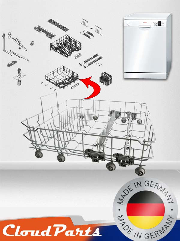 Bosch Siemens Profilo bulaşık makineleri ile uyumlu alt sepet