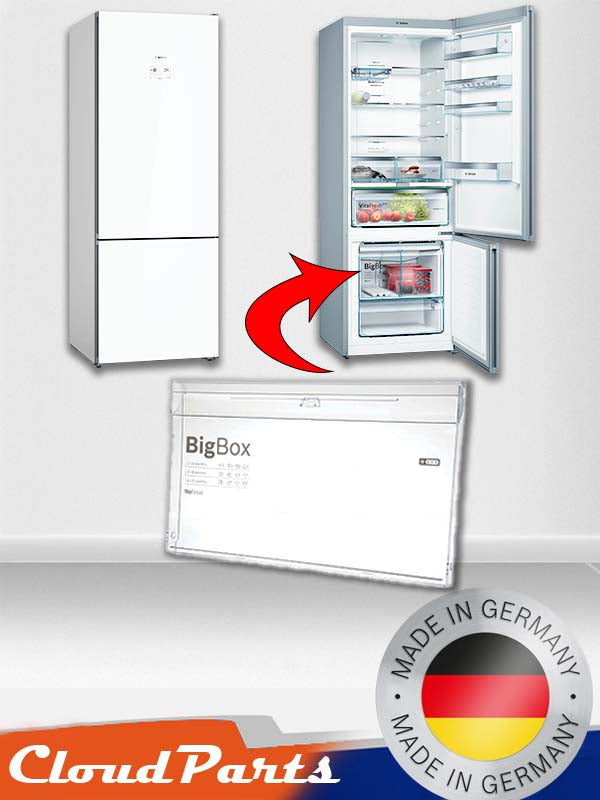 Bosch Siemens Profilo buzdolapları ile uyumlu dondurucu çekmece kapağı