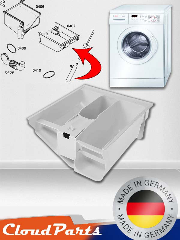 Bosch Siemens Profilo çamaşır makinesi deterjan haznesi uyumlu parça