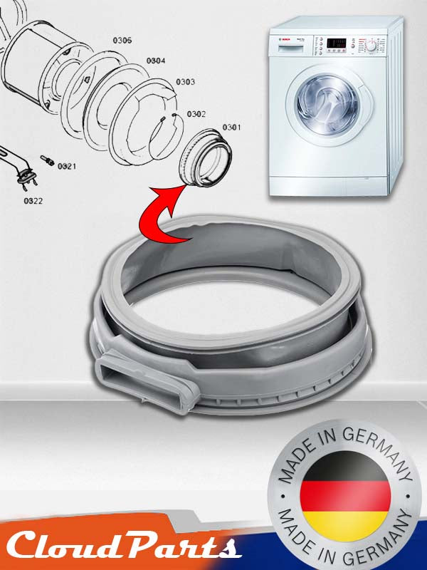 Bosch Siemens Profilo çamaşır makineleri uyumlu körük lastiği