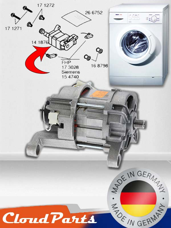 Bosch Siemens Profilo çamaşır makineleri uyumlu motor
