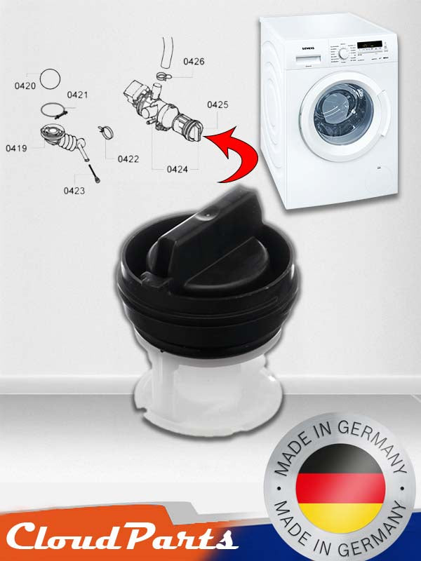 Bosch Siemens Profilo çamaşır makinesi tahliye filtresi uyumlu parça