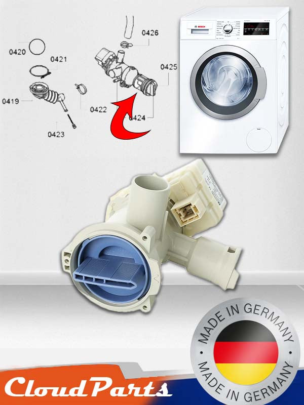Bosch Siemens Profilo çamaşır makinesi tahliye pompa motoru uyumlu parça