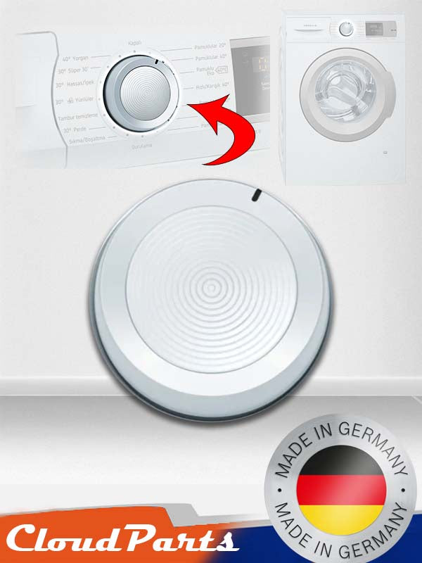 Bosch Siemens Profilo çamaşır makineleri ile uyumlu program seçim düğmesi