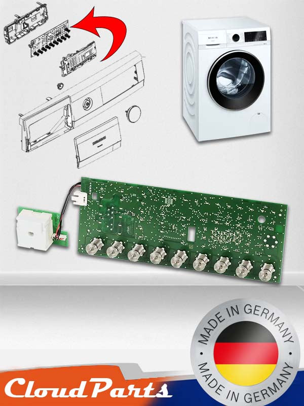 Bosch Siemens Profilo çamaşır makineleri ile uyumlu yazılımsız işletme modülü