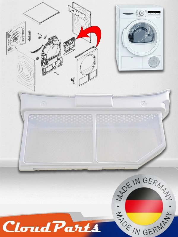 Bosch Siemens Profilo kurutma makineleri ile uyumlu tiftik filtresi