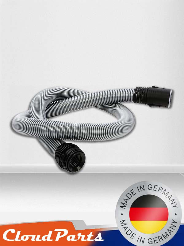 Makinaya ve boruya tam oturan tutamaklı bükülmez Bosch, Siemens ve Profilo süpürge hortum seti