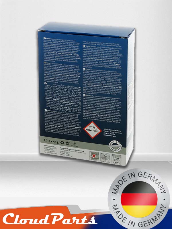 Bosch Siemens Profilo bulaşık makineleri için birebir uyumlu bakım ve temizleme tozu