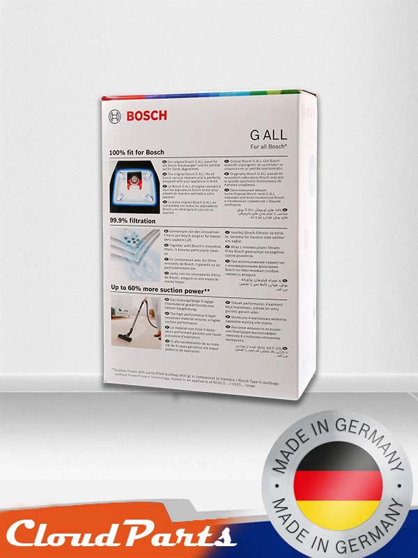 Süpürme sırasında kötü koku yayılımını önleyen Bosch uyumlu anti-bakteriyel kağıt toz torbası