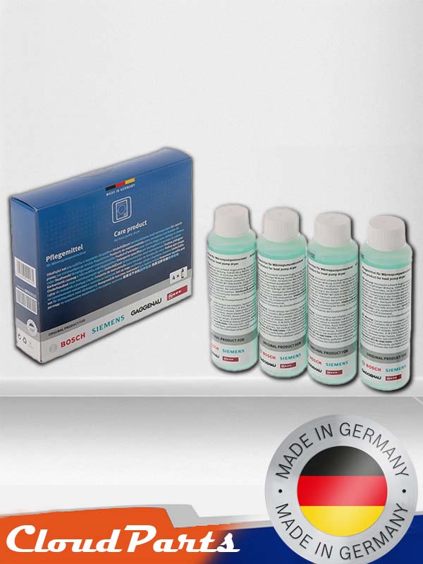 Kurutma makineleri ile uyumlu 4x125ml bakım seti